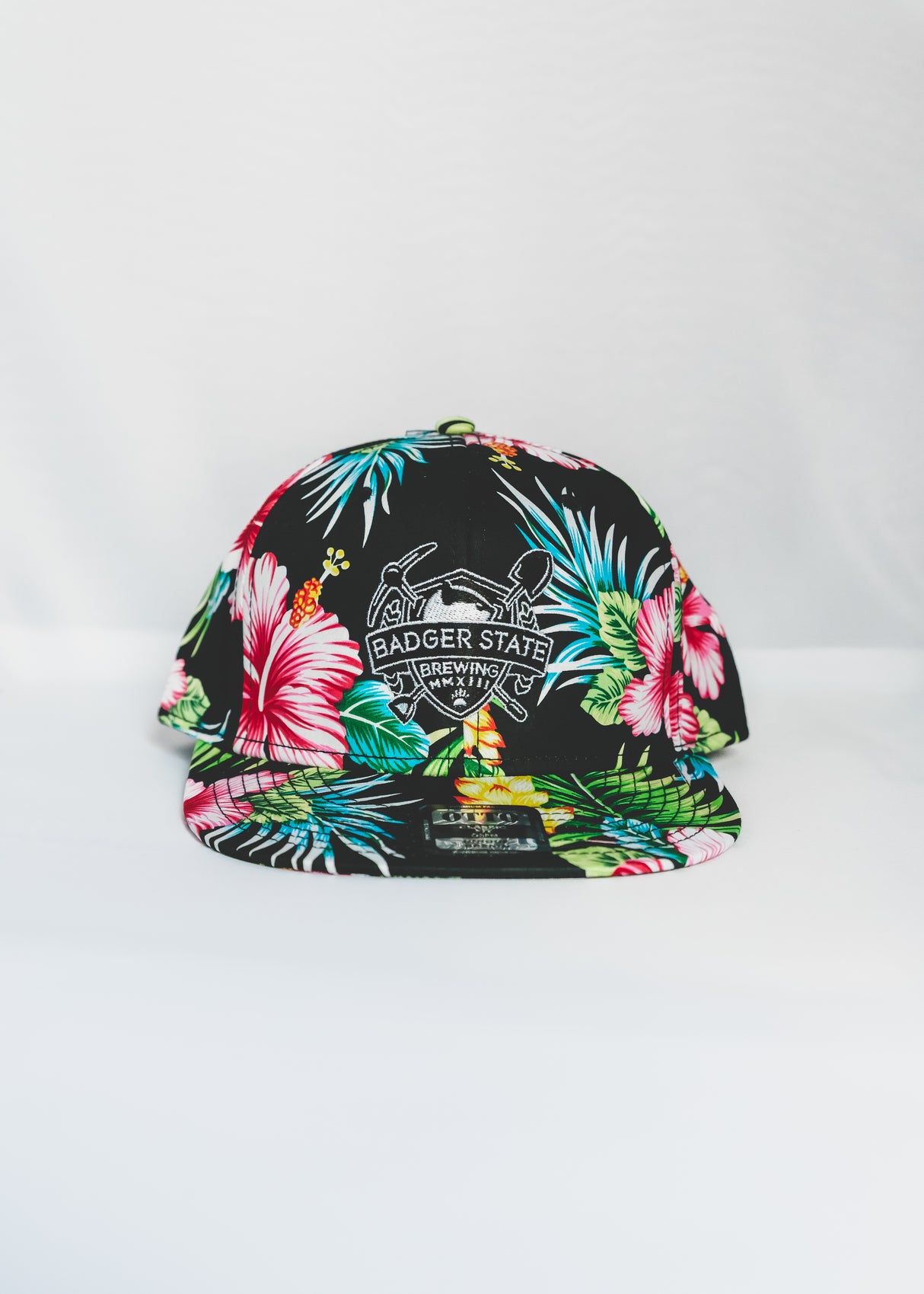 Flat Brim Floral BSB Cap