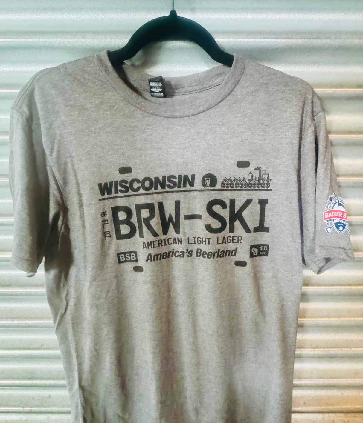 Black & Grey BRW-SKI Tee