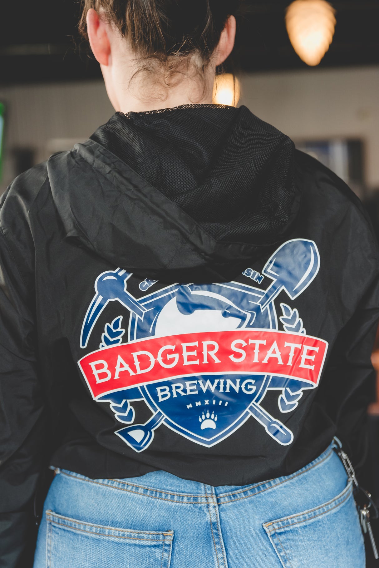 Ladies BSB Crop Windbreaker