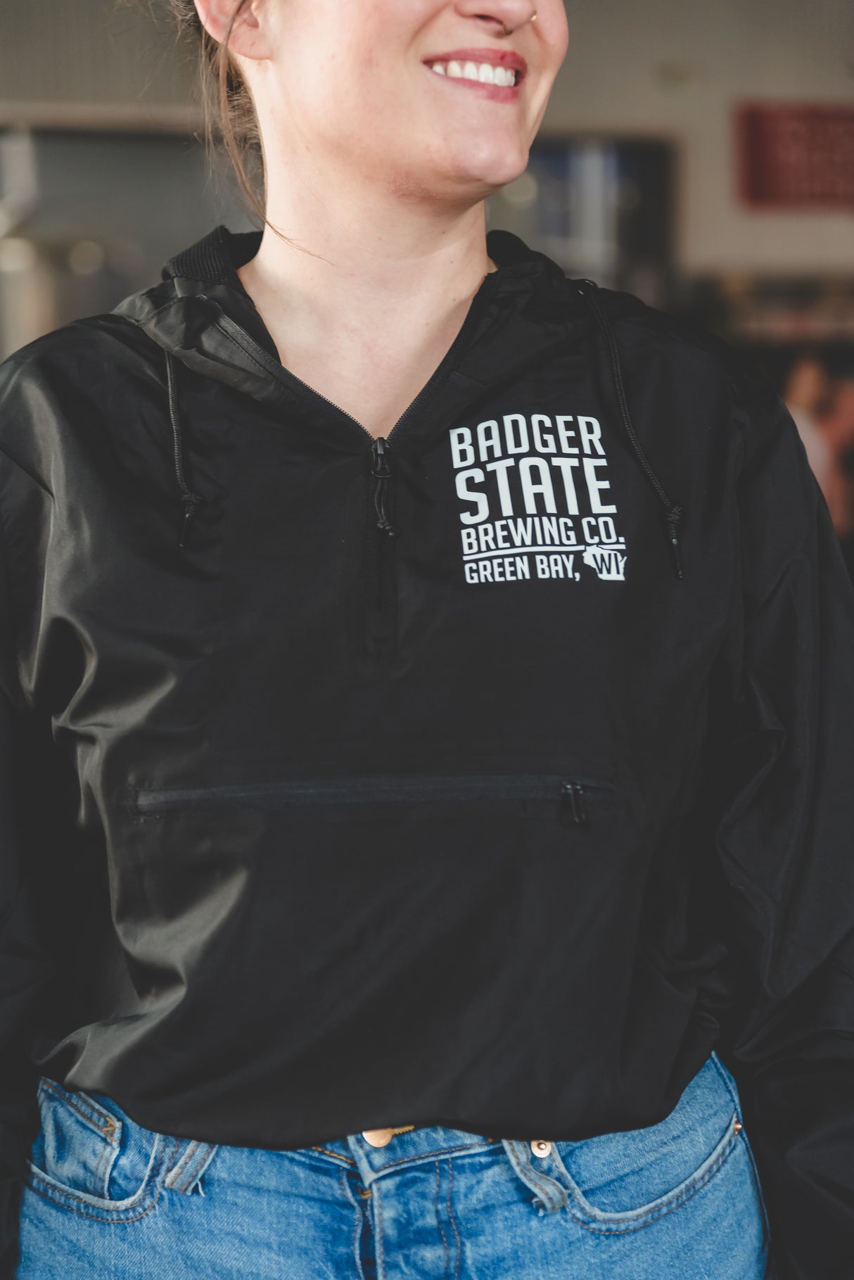 Ladies BSB Crop Windbreaker