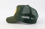 Forrest Green Walking Badger 5-Panel Snap Back Hat