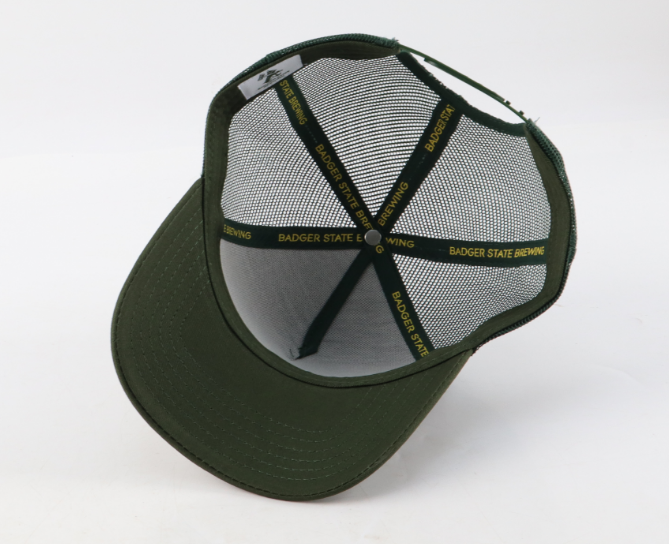 Forrest Green Walking Badger 5-Panel Snap Back Hat