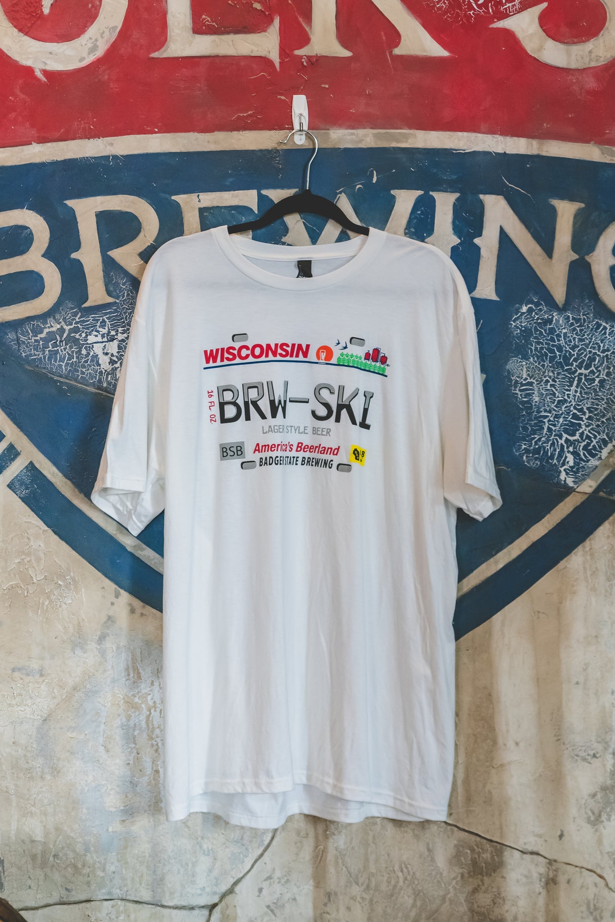 BRW-SKI License Plate Tee