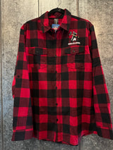 Embroidered Badger Flannel