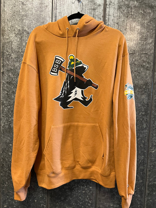 Badger Gold and Green Hoodie
