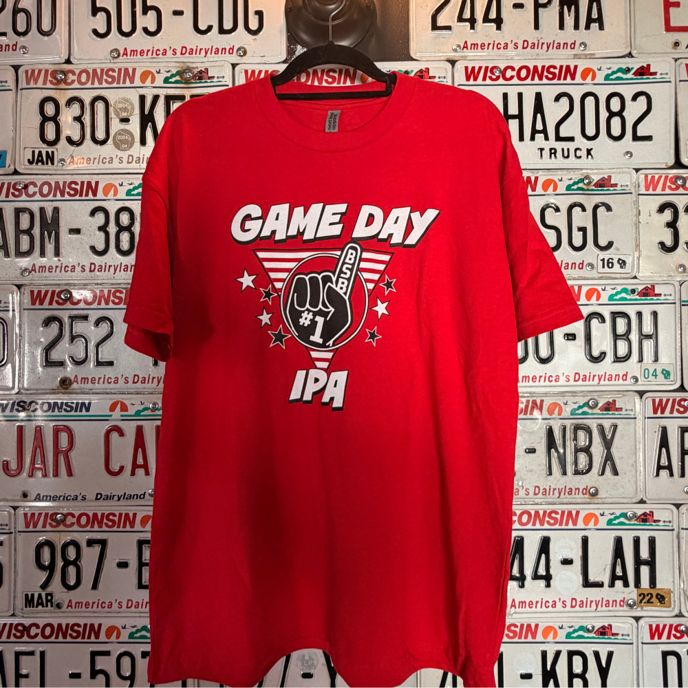 Red Game Day IPA Heavyweight T-Shirt