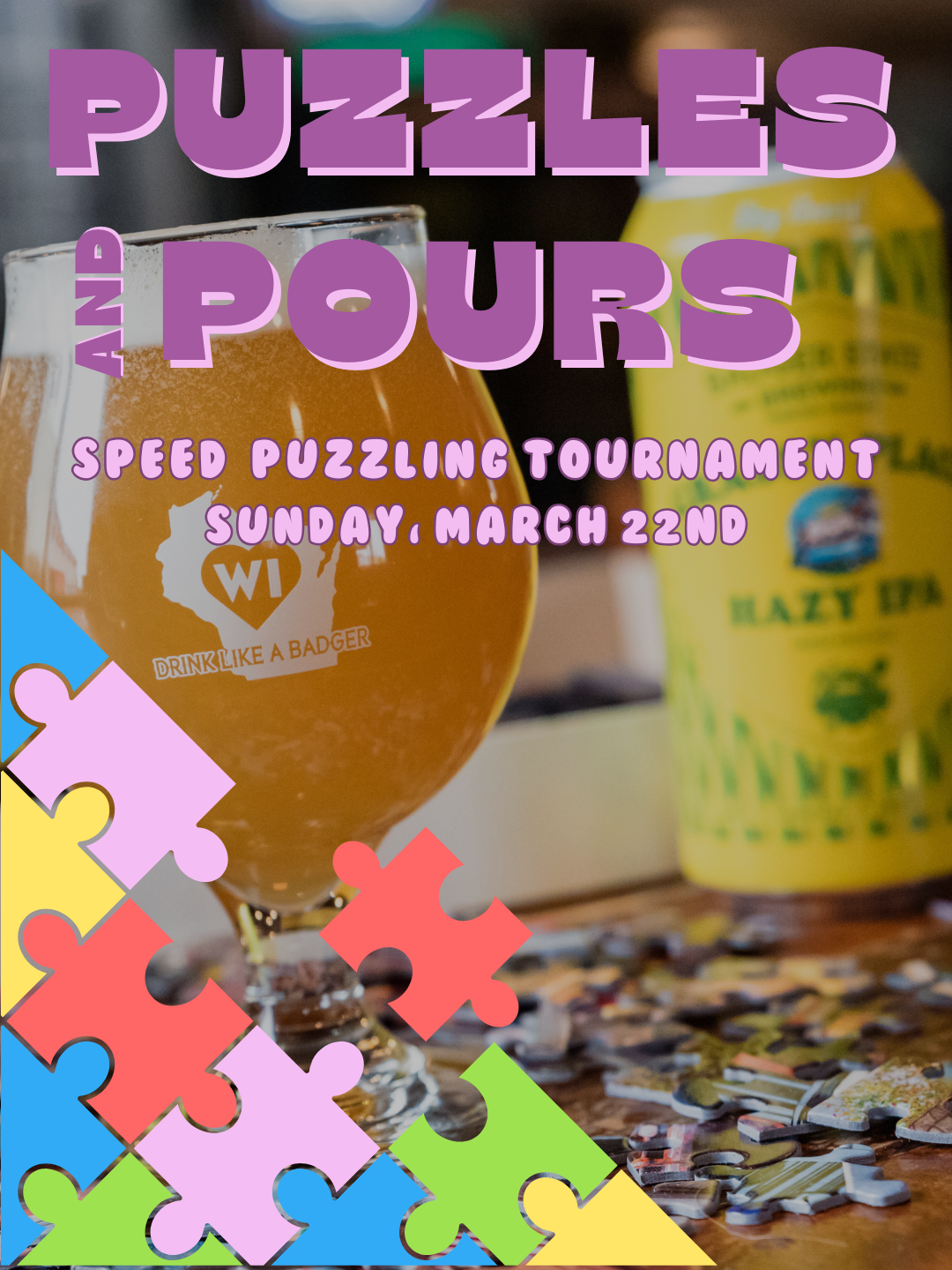 Puzzles & Pours - Speed Puzzle Competition