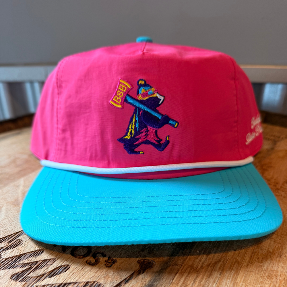 Technicolor Badger 5-Panel Snap Back Rope Hat